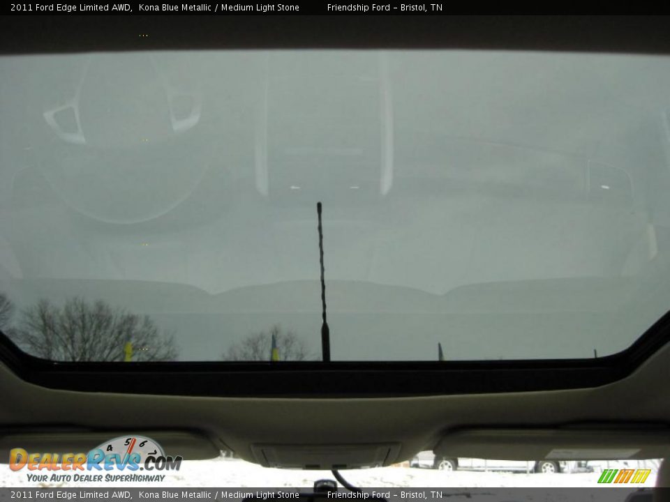 2011 Ford Edge Limited AWD Kona Blue Metallic / Medium Light Stone Photo #25