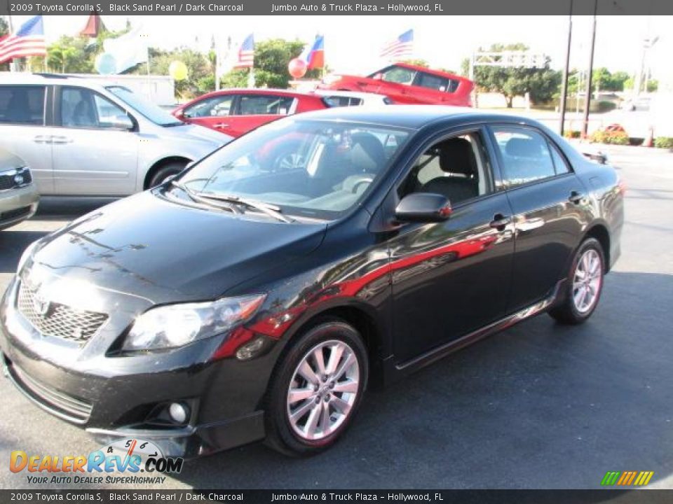 2009 Toyota Corolla S Black Sand Pearl / Dark Charcoal Photo #5