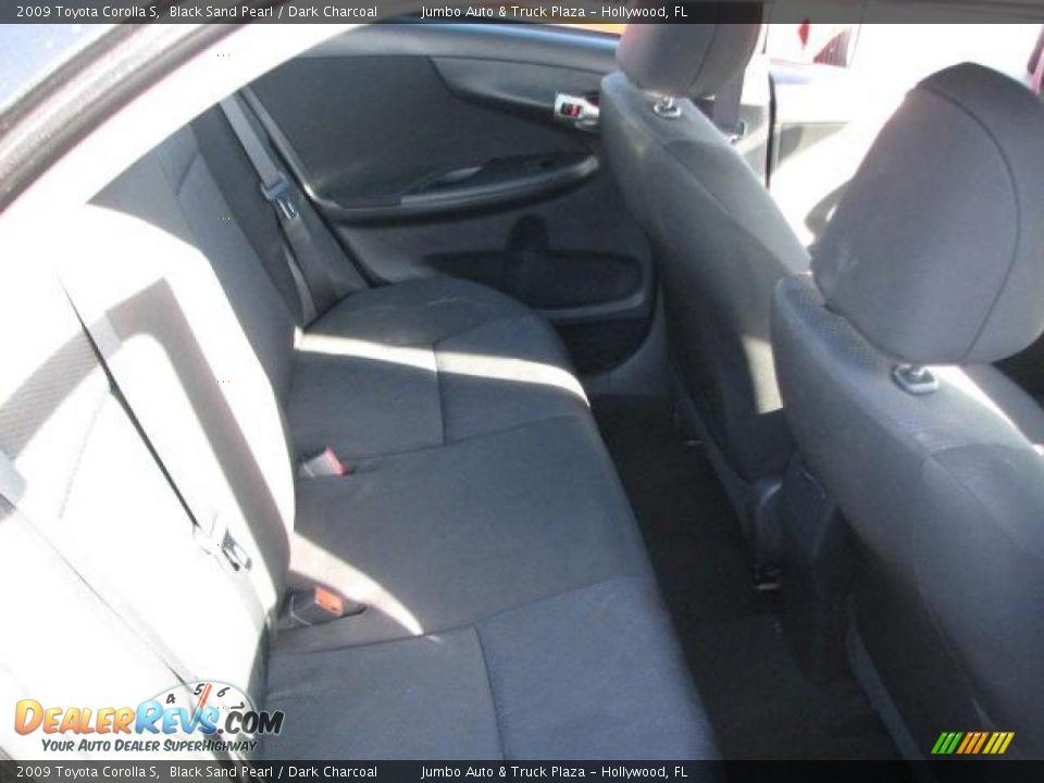 2009 Toyota Corolla S Black Sand Pearl / Dark Charcoal Photo #16