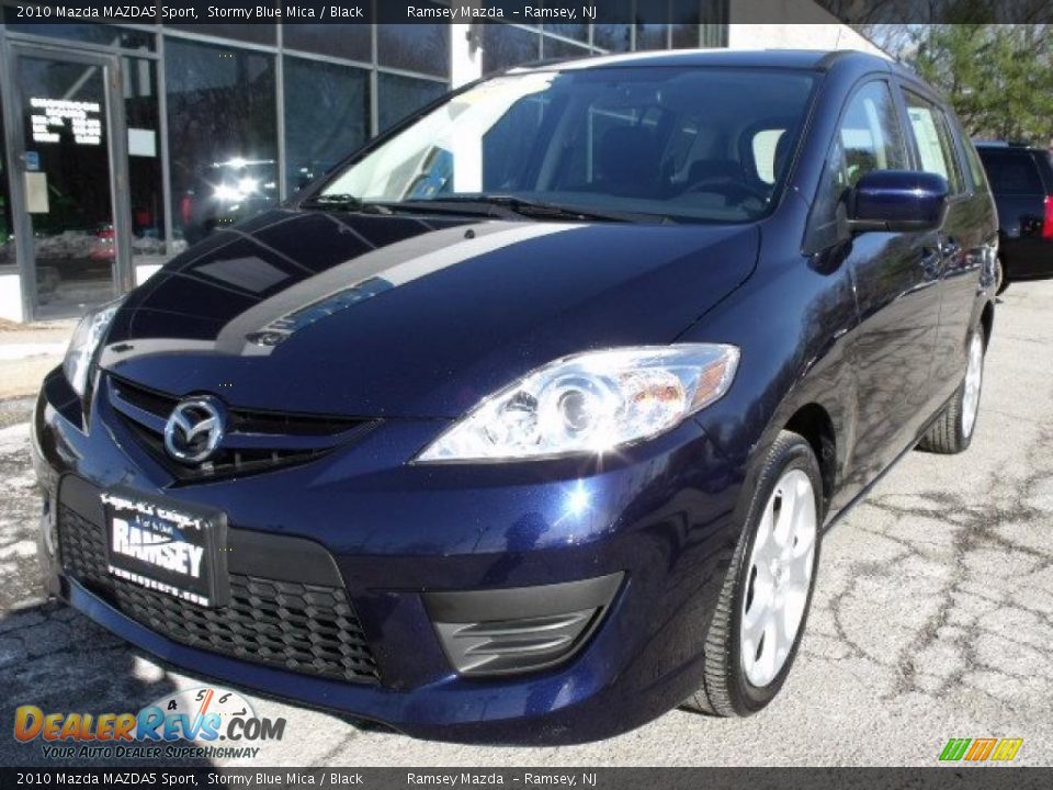 2010 Mazda MAZDA5 Sport Stormy Blue Mica / Black Photo #1