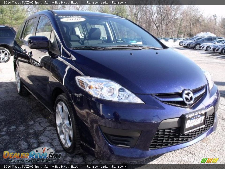 2010 Mazda MAZDA5 Sport Stormy Blue Mica / Black Photo #2