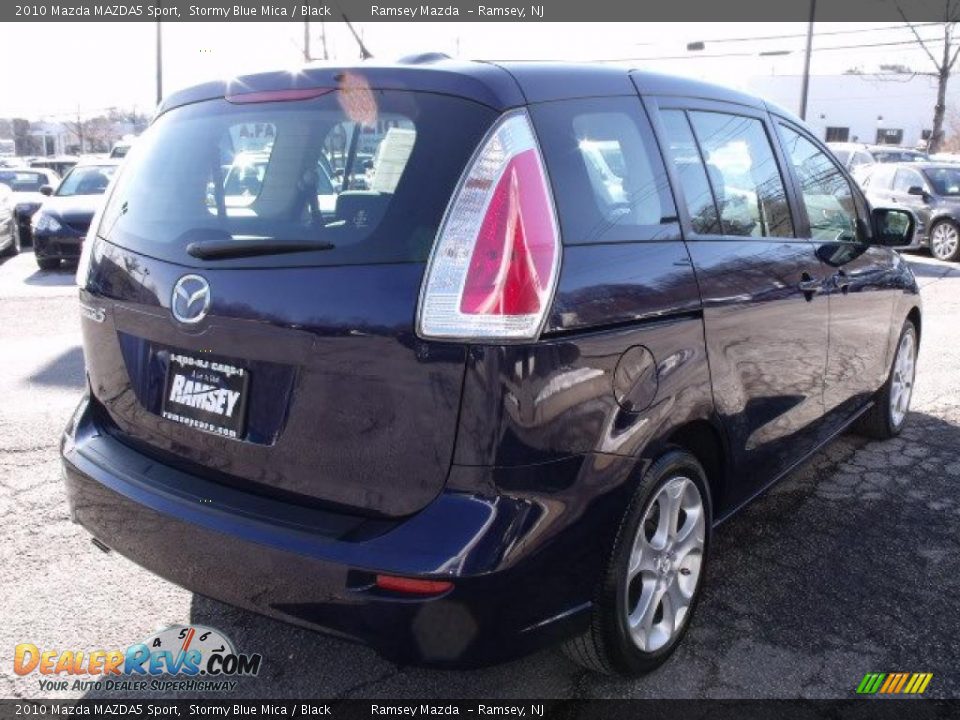 2010 Mazda MAZDA5 Sport Stormy Blue Mica / Black Photo #3