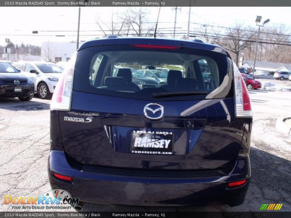 2010 Mazda MAZDA5 Sport Stormy Blue Mica / Black Photo #6