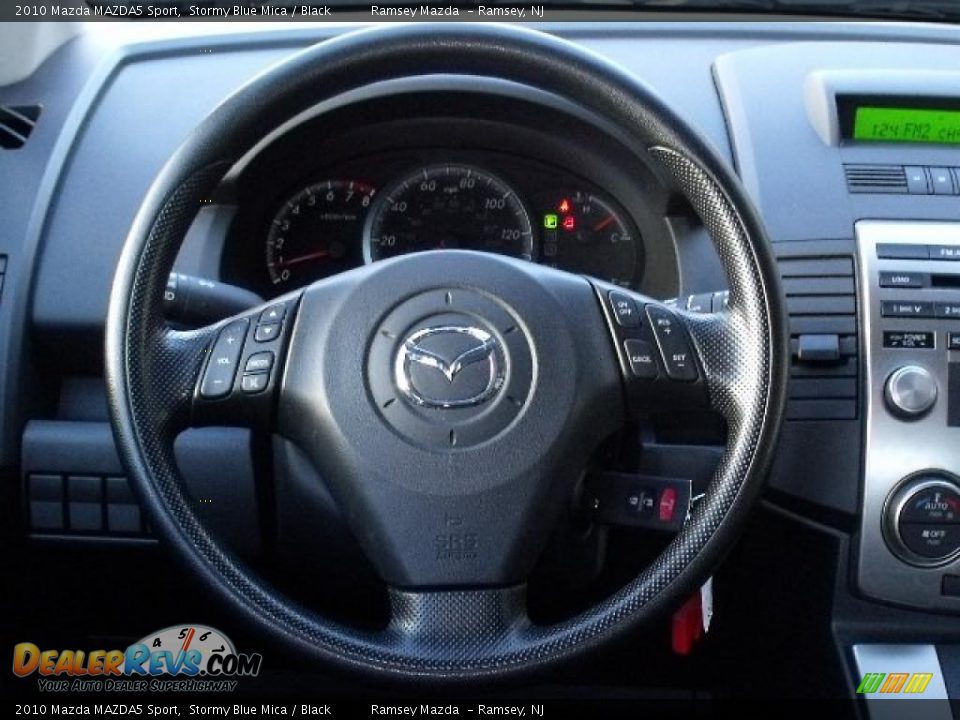 2010 Mazda MAZDA5 Sport Stormy Blue Mica / Black Photo #26