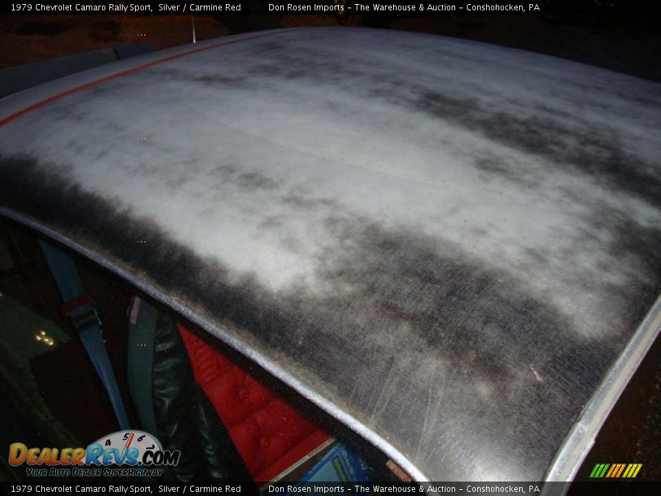 1979 Chevrolet Camaro Rally Sport Silver / Carmine Red Photo #18