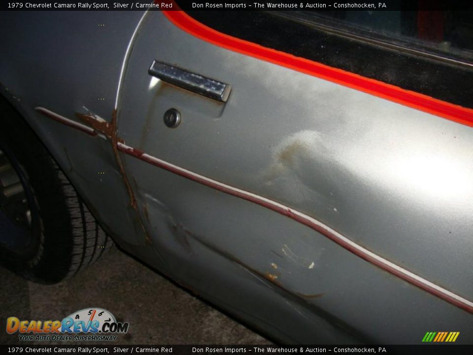 1979 Chevrolet Camaro Rally Sport Silver / Carmine Red Photo #19