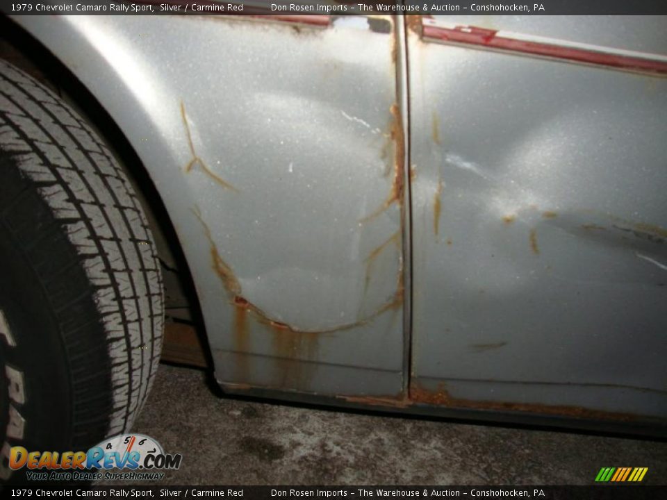 1979 Chevrolet Camaro Rally Sport Silver / Carmine Red Photo #20