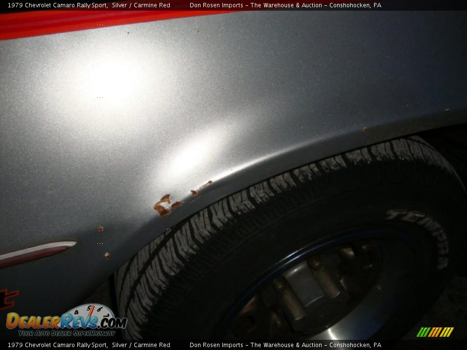 1979 Chevrolet Camaro Rally Sport Silver / Carmine Red Photo #22