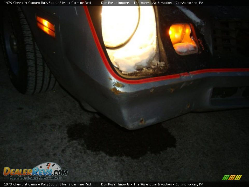 1979 Chevrolet Camaro Rally Sport Silver / Carmine Red Photo #23