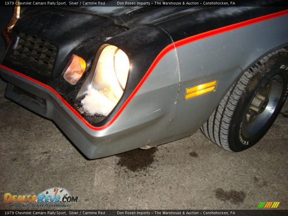 1979 Chevrolet Camaro Rally Sport Silver / Carmine Red Photo #24