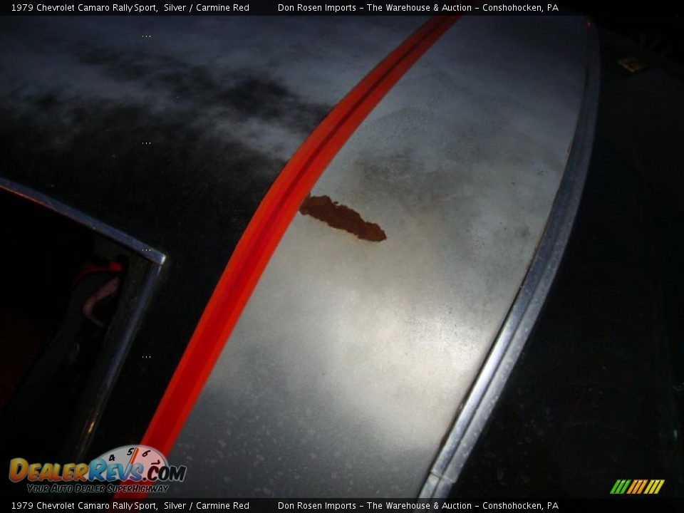 1979 Chevrolet Camaro Rally Sport Silver / Carmine Red Photo #27