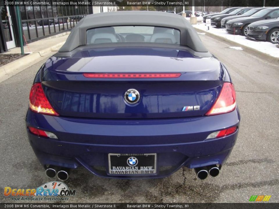 Interlagos Blue Metallic 2008 BMW M6 Convertible Photo #6