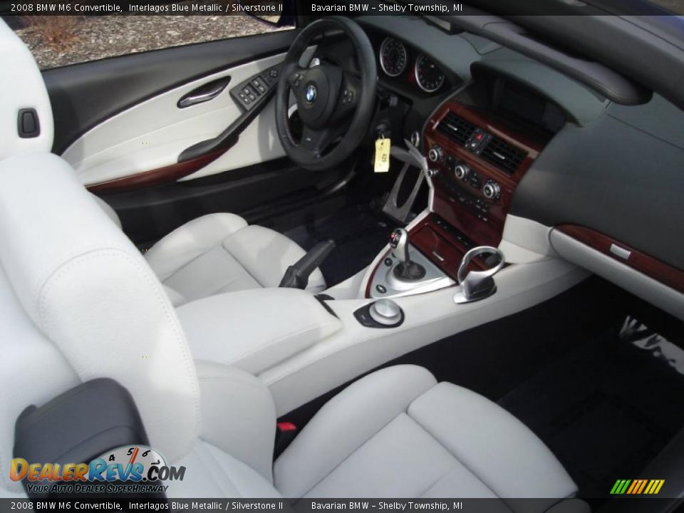 Silverstone II Interior - 2008 BMW M6 Convertible Photo #11