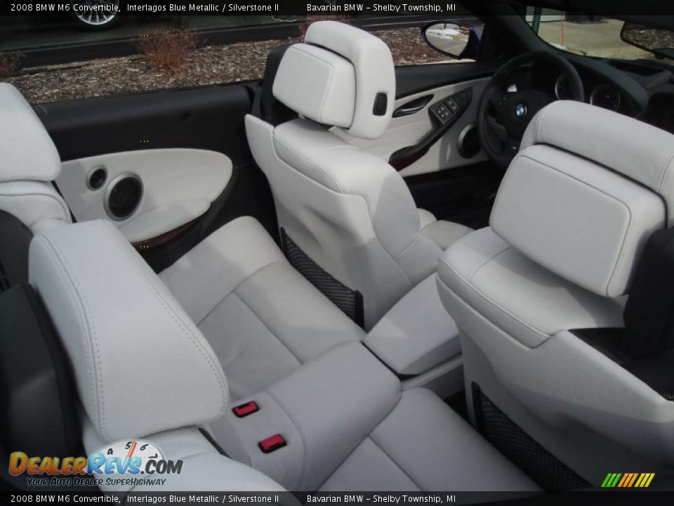 Silverstone II Interior - 2008 BMW M6 Convertible Photo #12