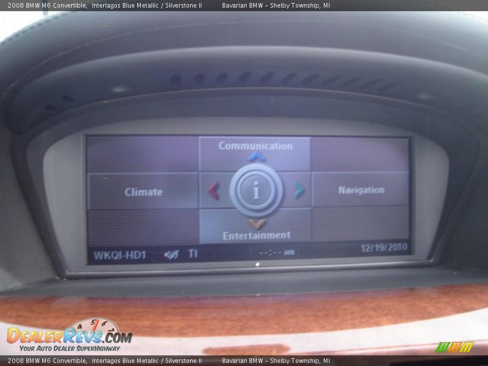2008 BMW M6 Convertible Interlagos Blue Metallic / Silverstone II Photo #16