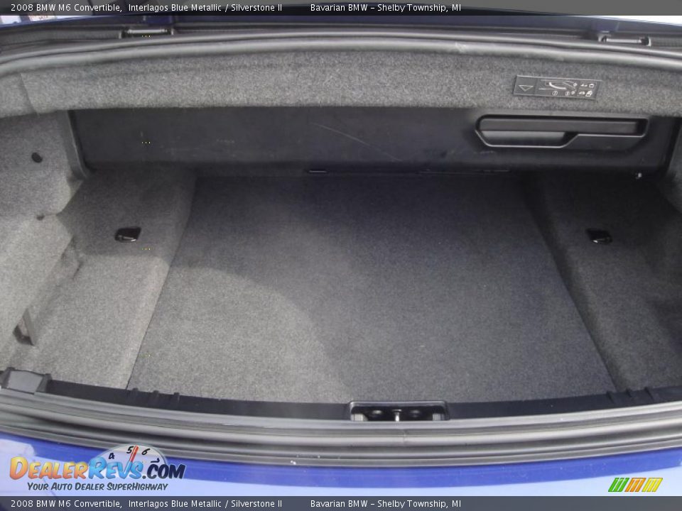 2008 BMW M6 Convertible Trunk Photo #24