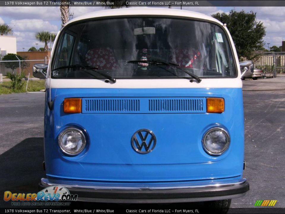 1978 Volkswagen Bus T2 Transporter White/Blue / White/Blue Photo #1
