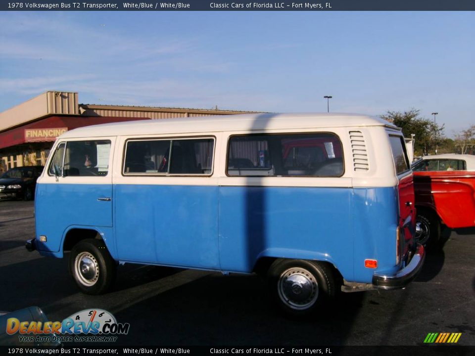 1978 Volkswagen Bus T2 Transporter White/Blue / White/Blue Photo #6
