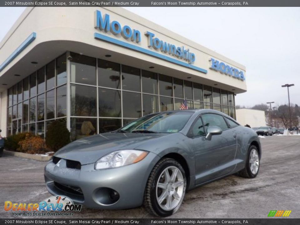 2007 Mitsubishi Eclipse SE Coupe Satin Meisai Gray Pearl / Medium Gray Photo #1