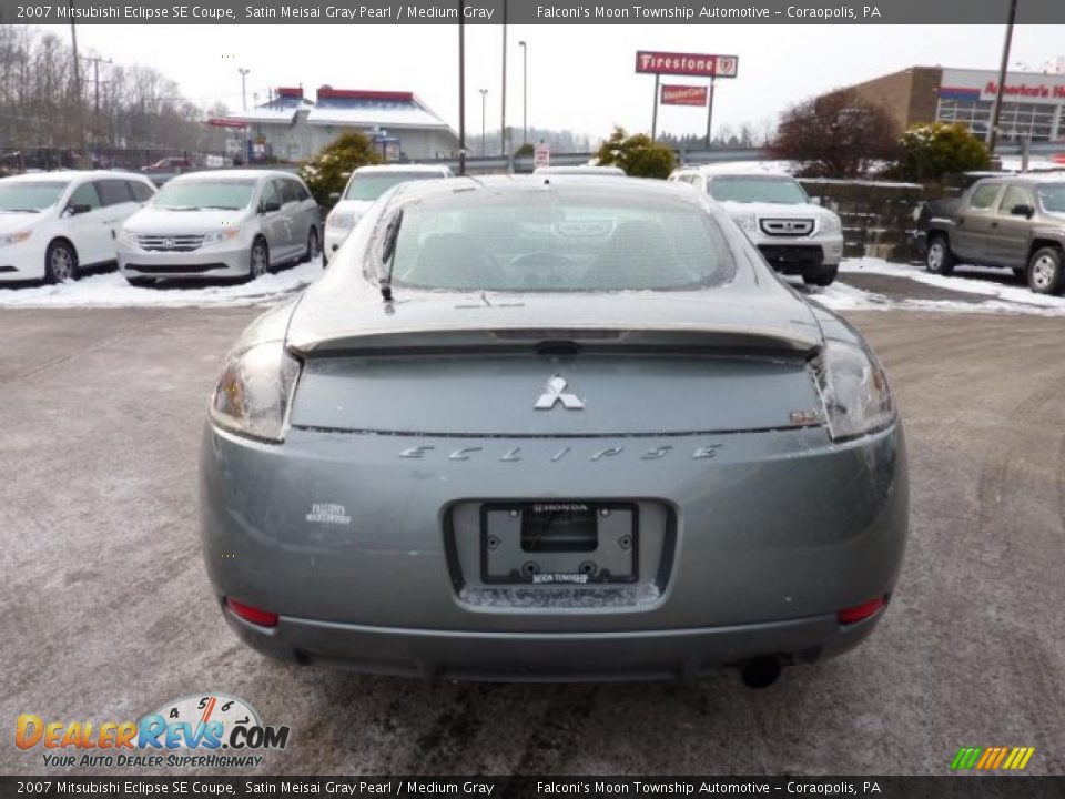 2007 Mitsubishi Eclipse SE Coupe Satin Meisai Gray Pearl / Medium Gray Photo #3