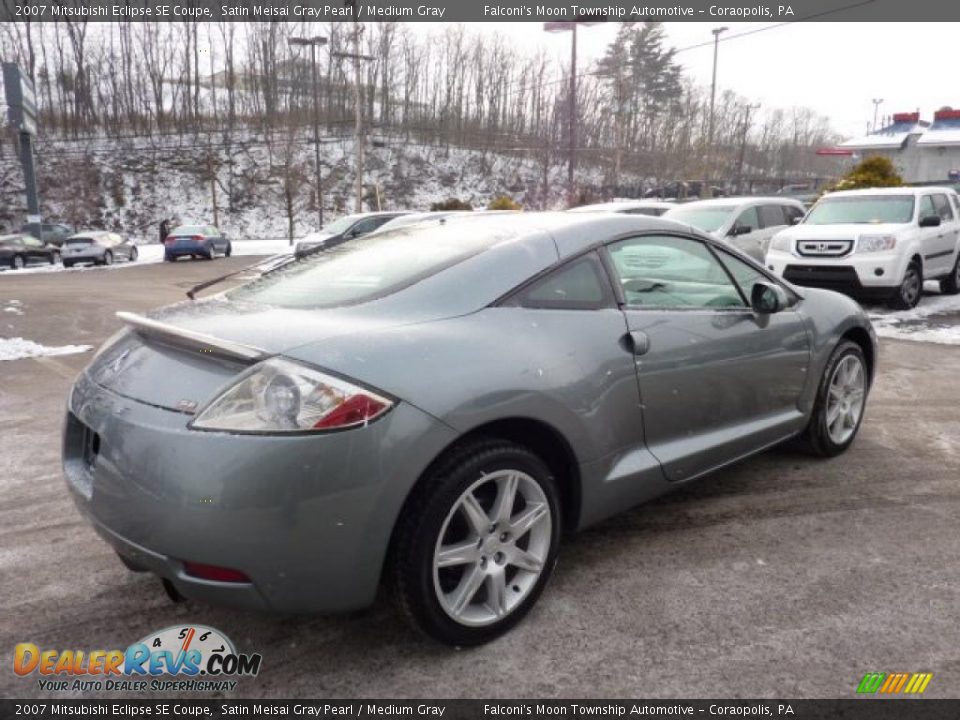 2007 Mitsubishi Eclipse SE Coupe Satin Meisai Gray Pearl / Medium Gray Photo #4