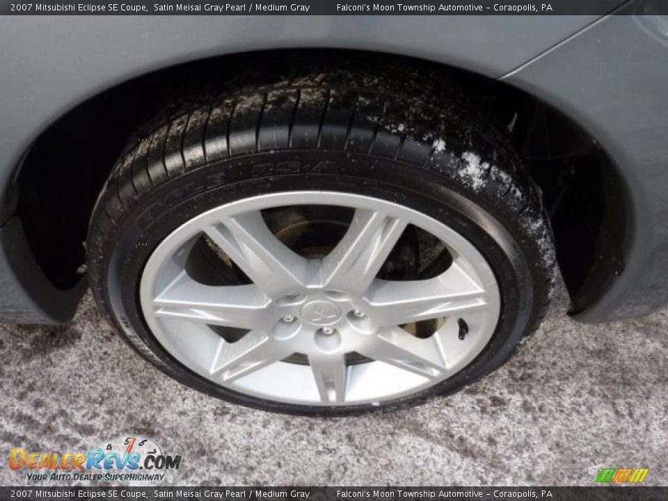 2007 Mitsubishi Eclipse SE Coupe Satin Meisai Gray Pearl / Medium Gray Photo #7
