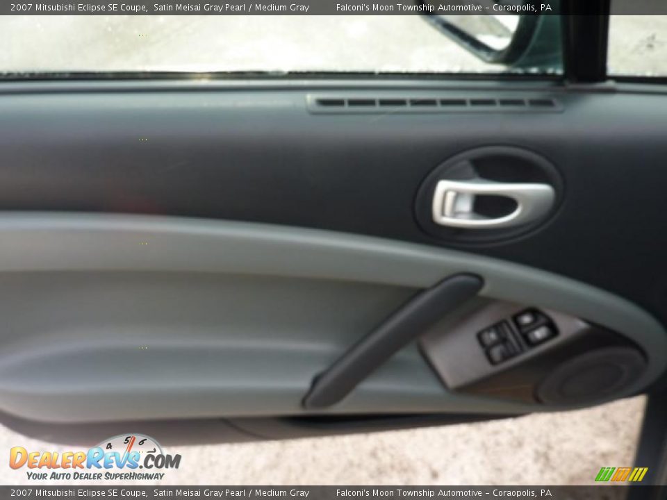 2007 Mitsubishi Eclipse SE Coupe Satin Meisai Gray Pearl / Medium Gray Photo #11