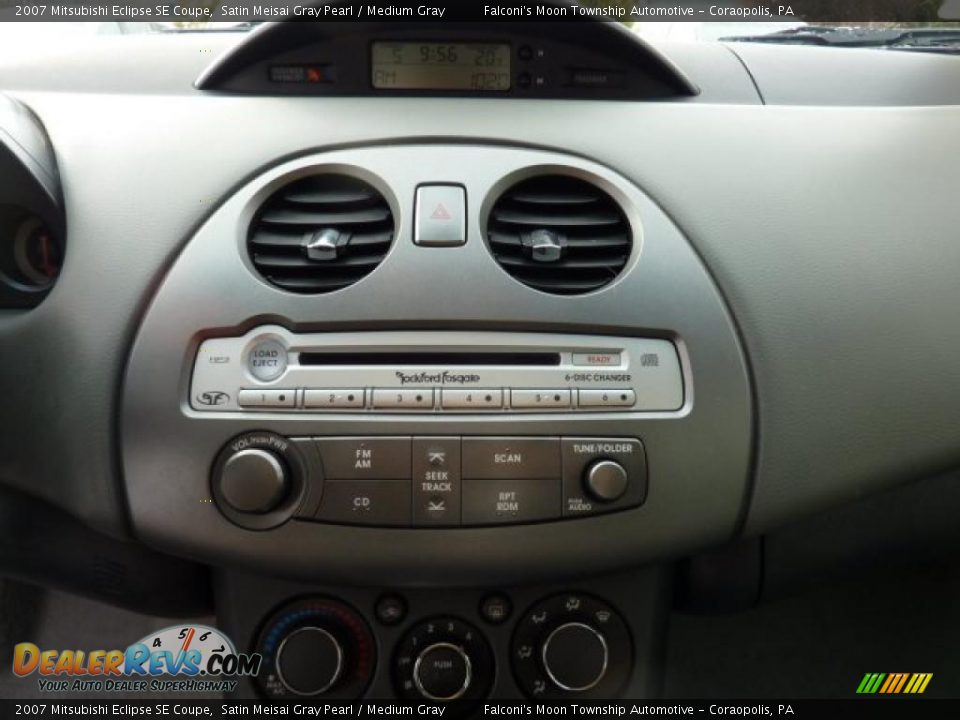 2007 Mitsubishi Eclipse SE Coupe Satin Meisai Gray Pearl / Medium Gray Photo #14