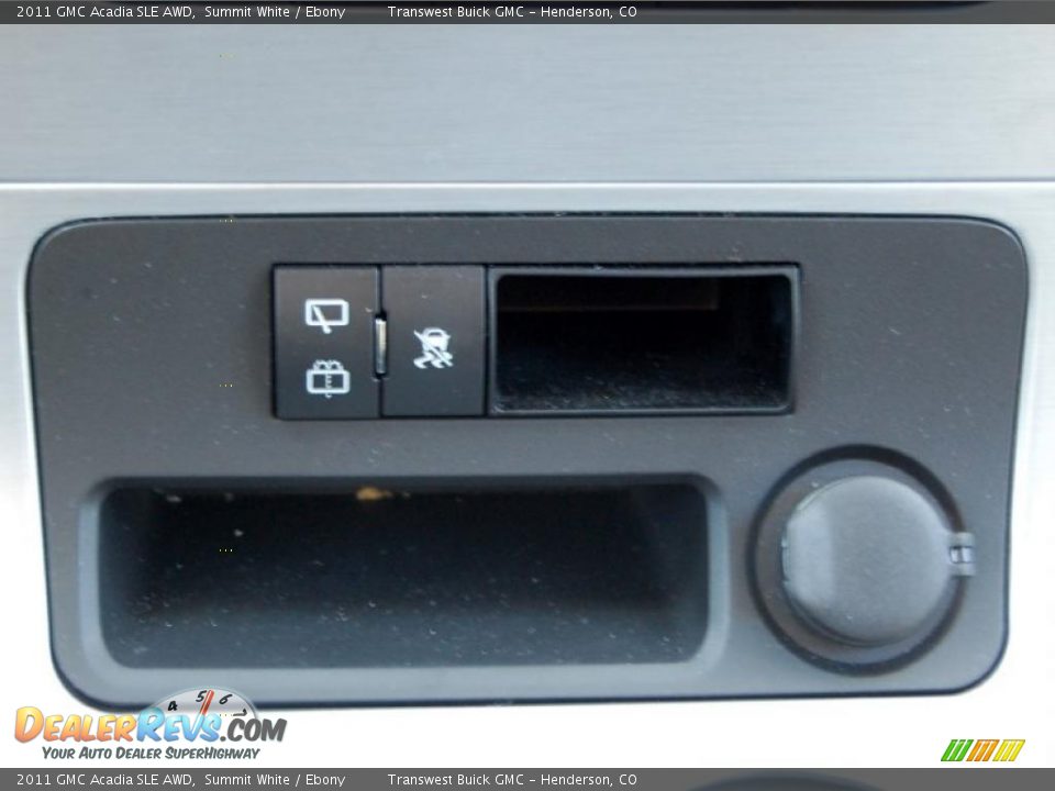 2011 GMC Acadia SLE AWD Summit White / Ebony Photo #14