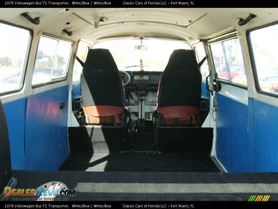 1978 Volkswagen Bus T2 Transporter White/Blue / White/Blue Photo #30