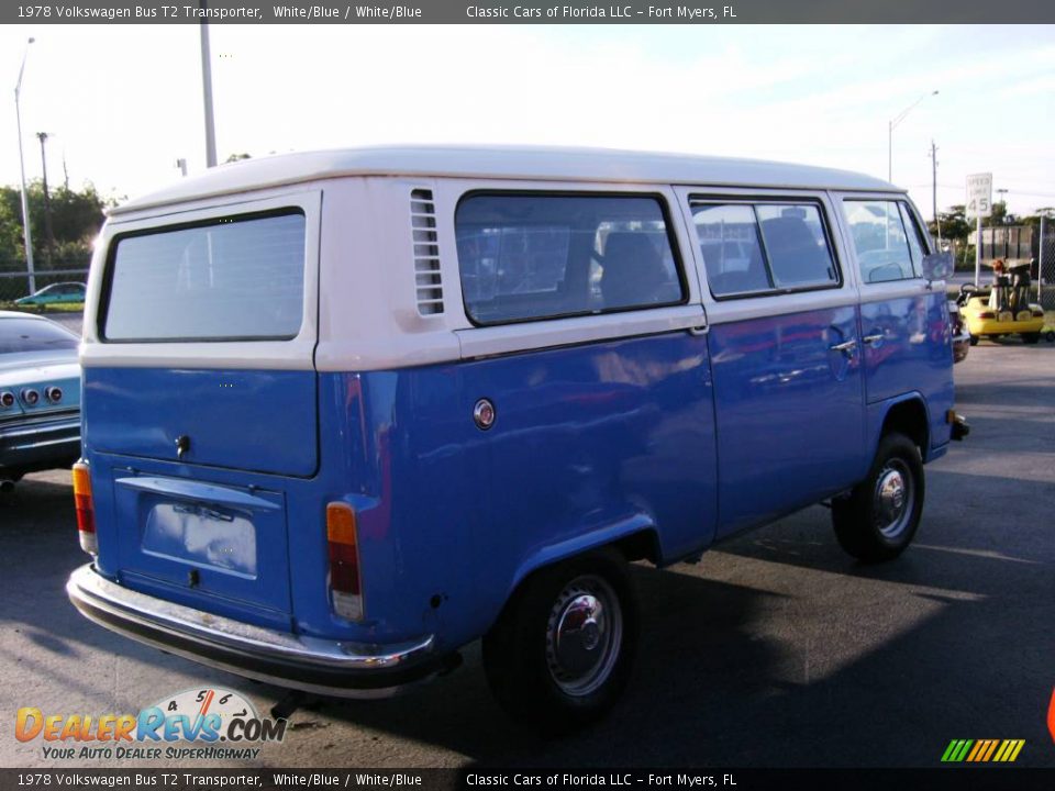 1978 Volkswagen Bus T2 Transporter White/Blue / White/Blue Photo #31