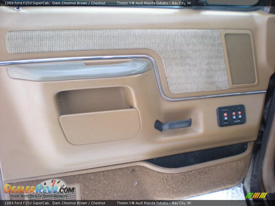 Door Panel of 1989 Ford F150 SuperCab Photo #15