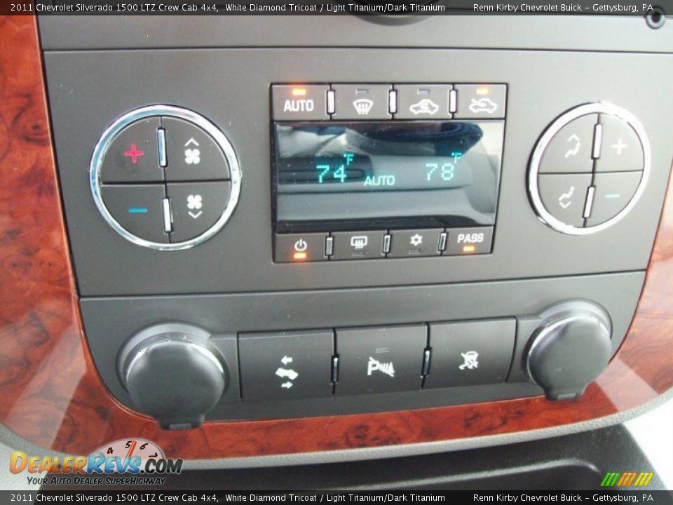 Controls of 2011 Chevrolet Silverado 1500 LTZ Crew Cab 4x4 Photo #28