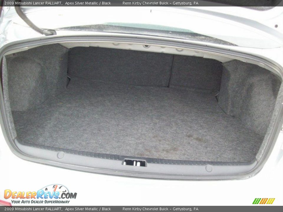 2009 Mitsubishi Lancer RALLIART Apex Silver Metallic / Black Photo #15