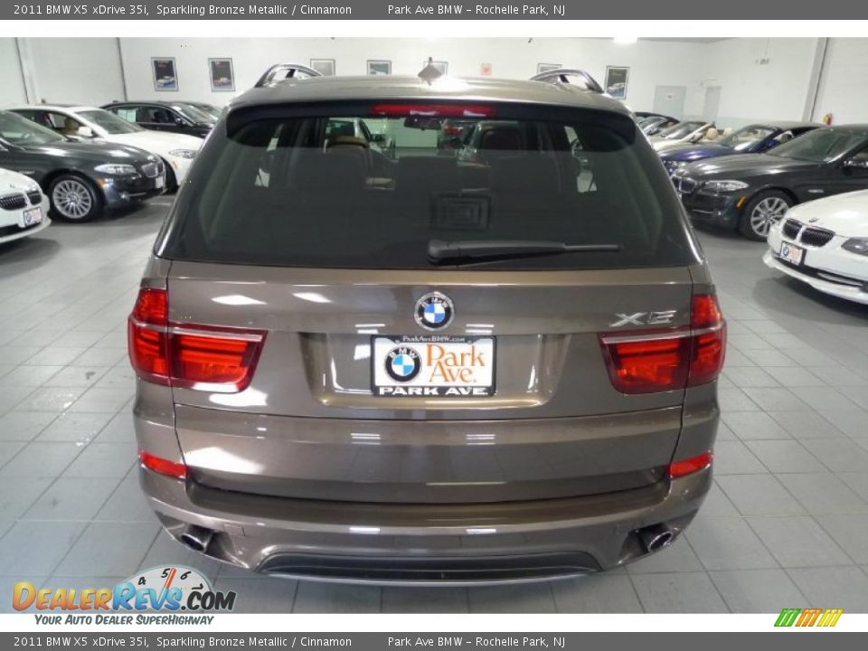 2011 BMW X5 xDrive 35i Sparkling Bronze Metallic / Cinnamon Photo #10