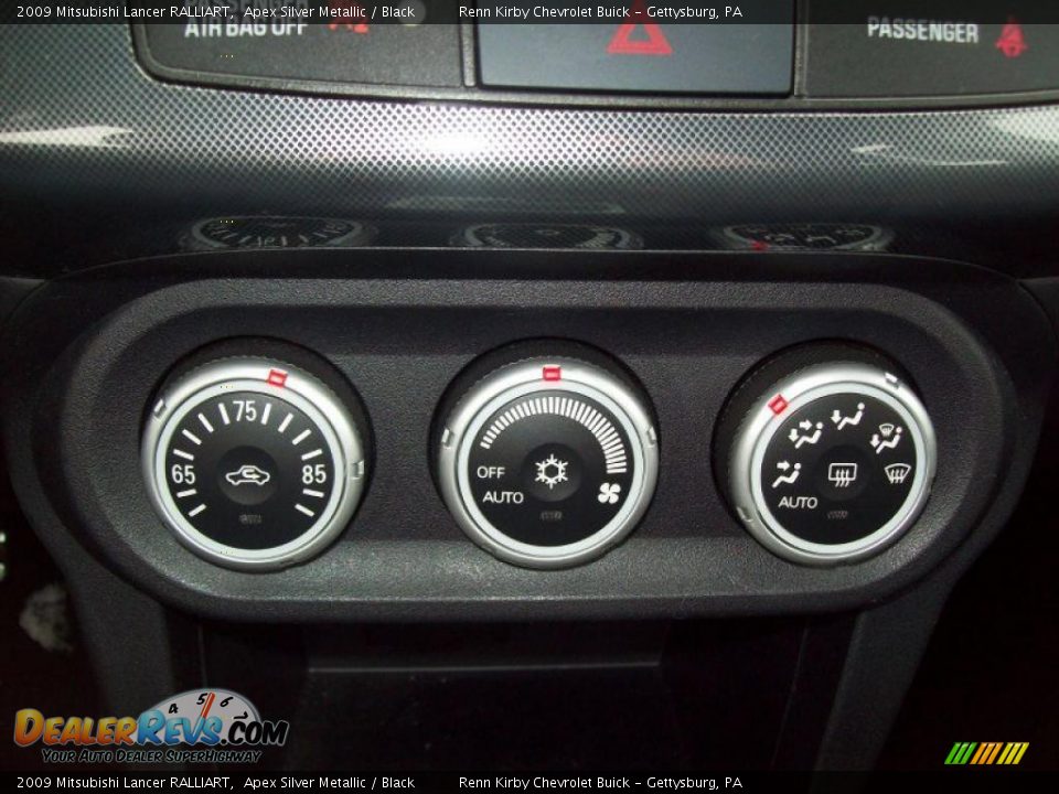 Controls of 2009 Mitsubishi Lancer RALLIART Photo #23