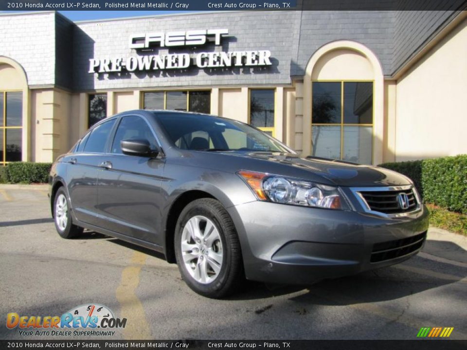2010 Honda Accord LX-P Sedan Polished Metal Metallic / Gray Photo #1