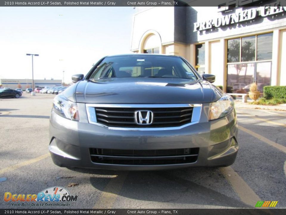2010 Honda Accord LX-P Sedan Polished Metal Metallic / Gray Photo #2