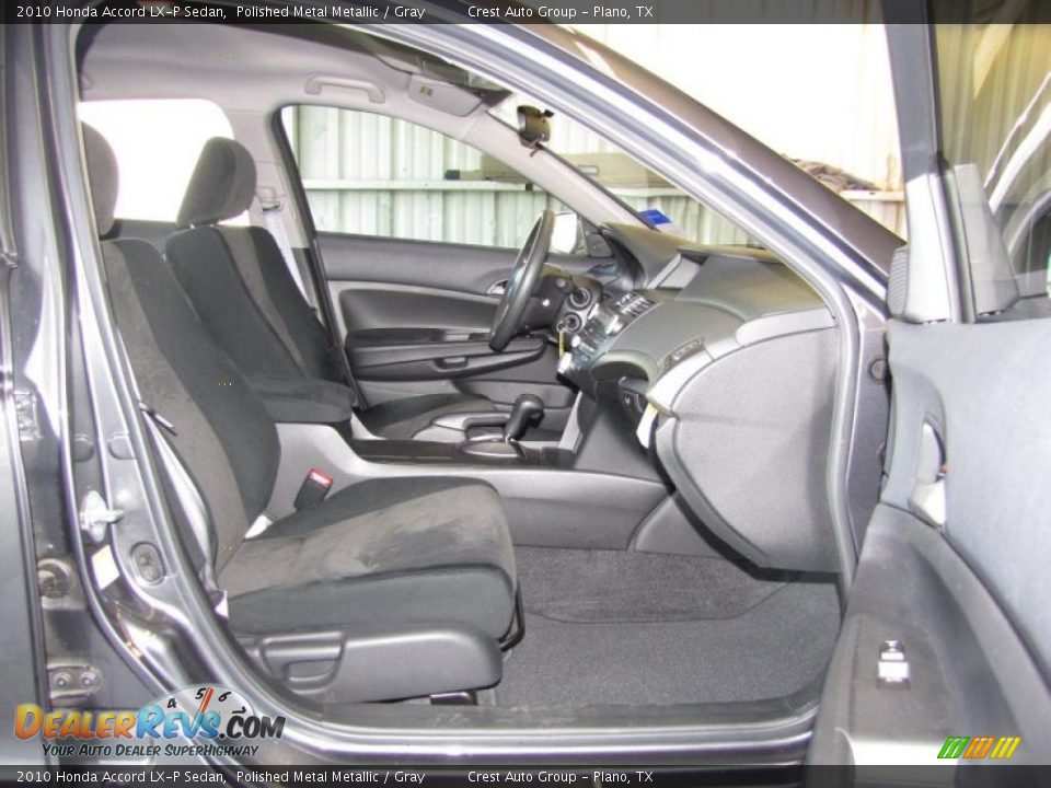 2010 Honda Accord LX-P Sedan Polished Metal Metallic / Gray Photo #9