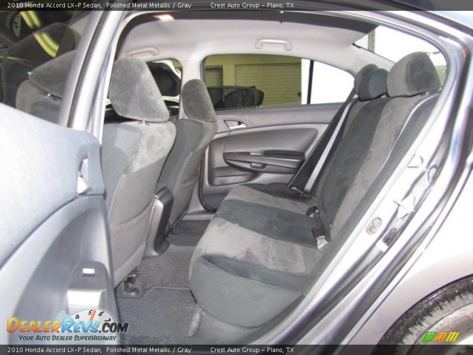 2010 Honda Accord LX-P Sedan Polished Metal Metallic / Gray Photo #11
