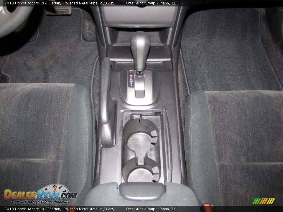 2010 Honda Accord LX-P Sedan Polished Metal Metallic / Gray Photo #16