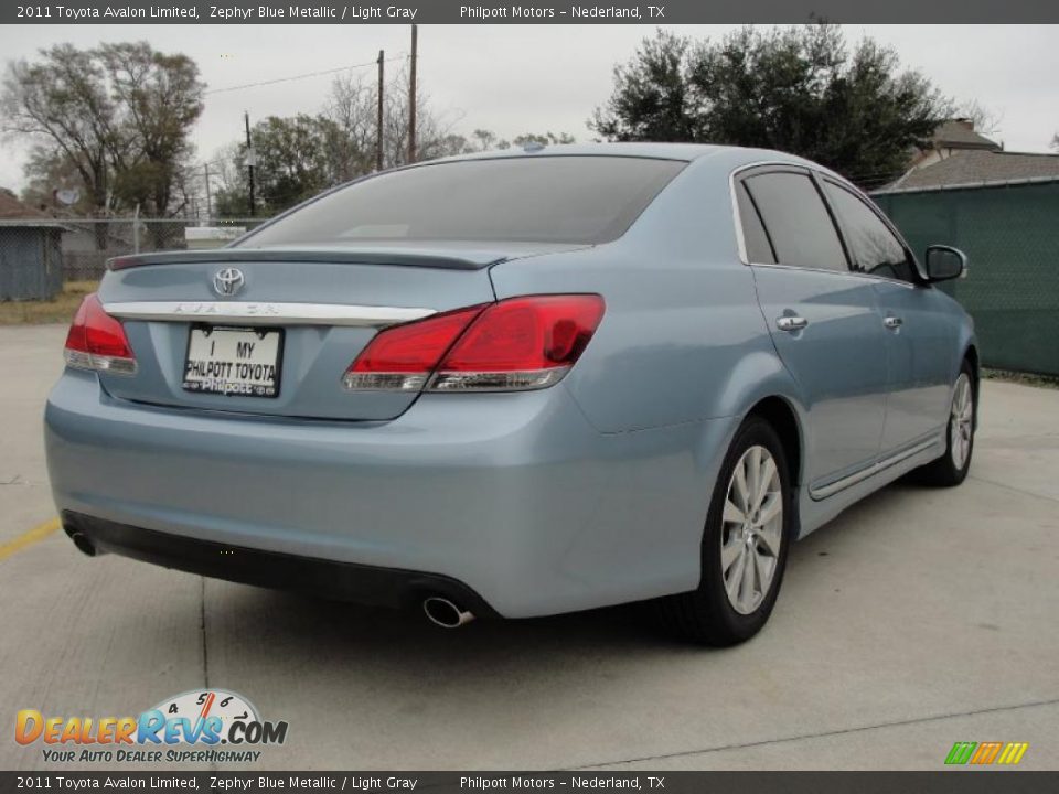 Zephyr Blue Metallic 2011 Toyota Avalon Limited Photo #3