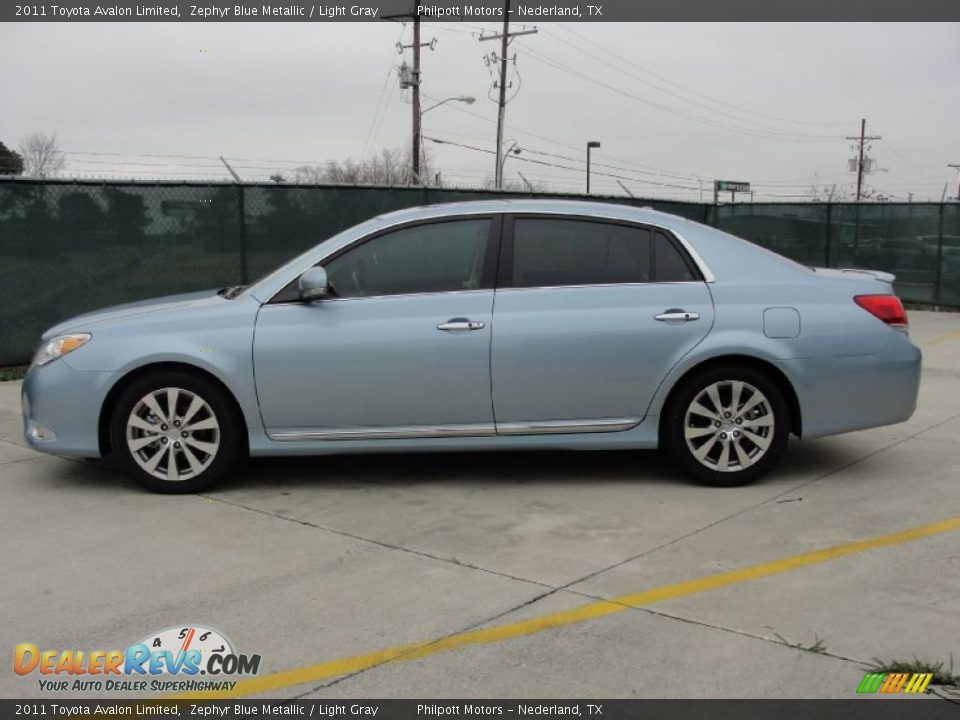 Zephyr Blue Metallic 2011 Toyota Avalon Limited Photo #6