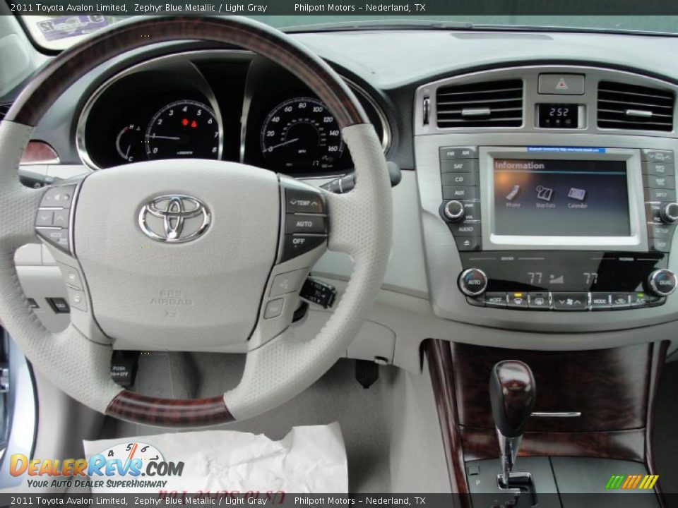 Dashboard of 2011 Toyota Avalon Limited Photo #24