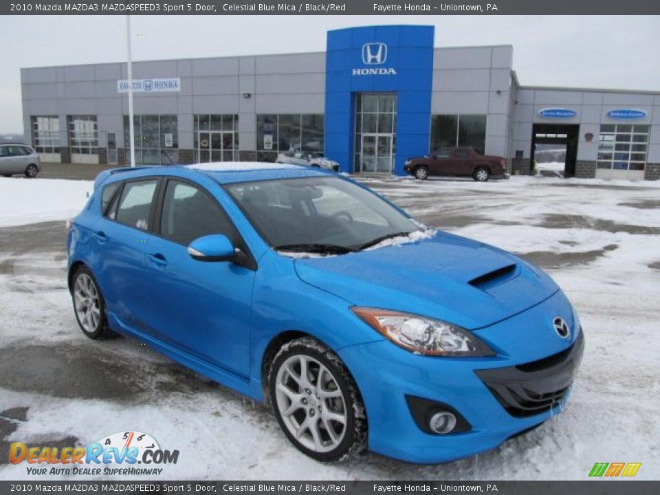 Front 3/4 View of 2010 Mazda MAZDA3 MAZDASPEED3 Sport 5 Door Photo #5