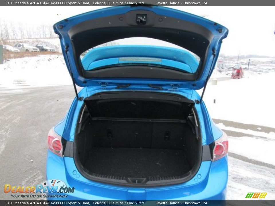 2010 Mazda MAZDA3 MAZDASPEED3 Sport 5 Door Celestial Blue Mica / Black/Red Photo #11