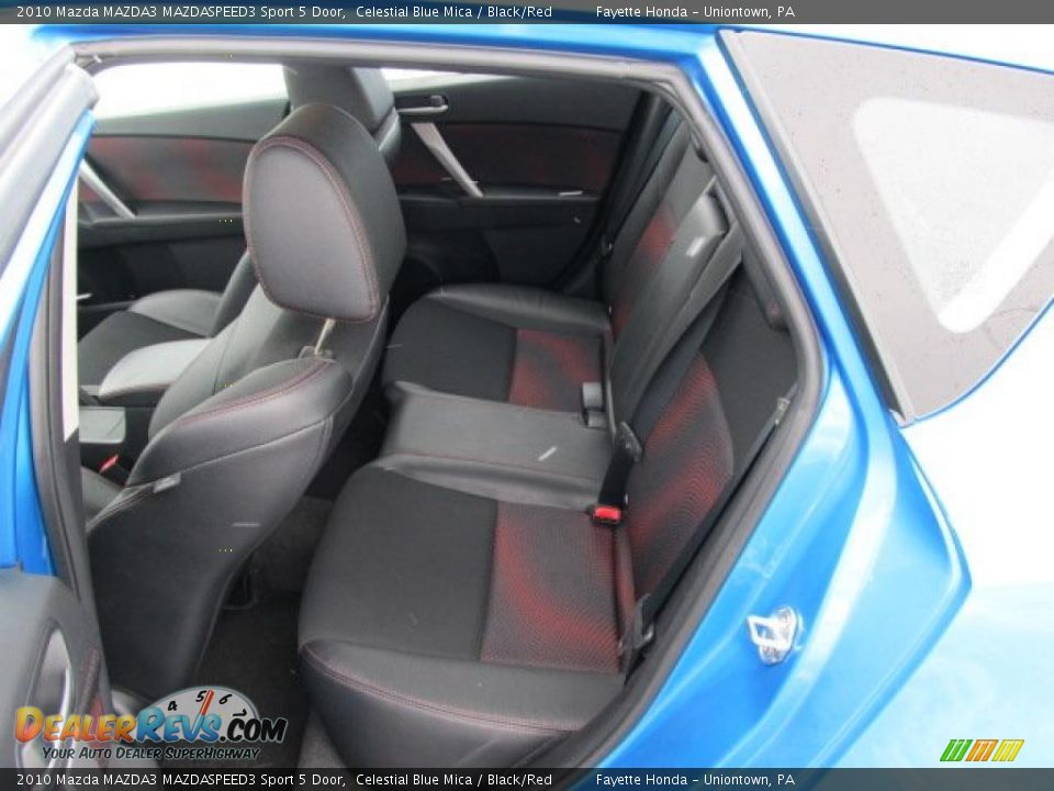 Black/Red Interior - 2010 Mazda MAZDA3 MAZDASPEED3 Sport 5 Door Photo #13