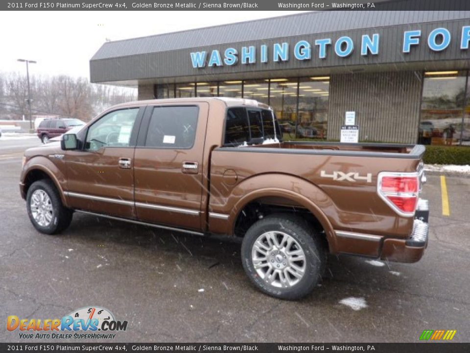 2011 Ford F150 Platinum SuperCrew 4x4 Golden Bronze Metallic / Sienna Brown/Black Photo #2