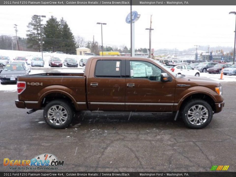 Golden Bronze Metallic 2011 Ford F150 Platinum SuperCrew 4x4 Photo #5