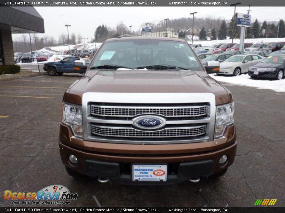 2011 Ford F150 Platinum SuperCrew 4x4 Golden Bronze Metallic / Sienna Brown/Black Photo #7